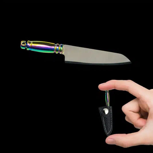 Mini Chef Knife Dab Tool Rainbow
