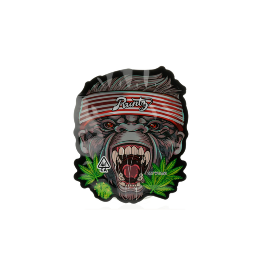 3.5g Gorilla Runtz Mylar Bags 50 Bags