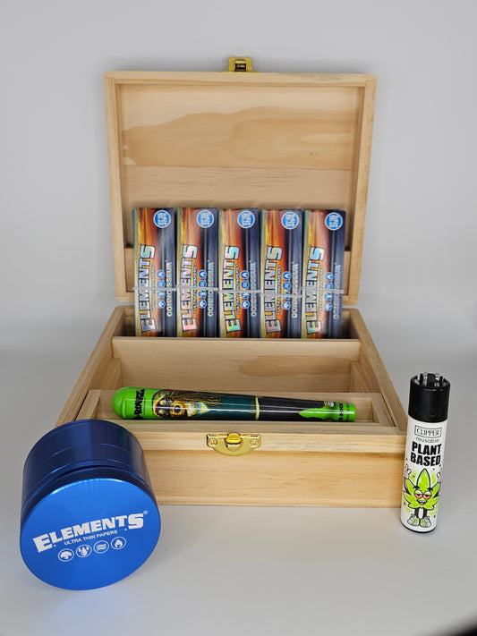 Elements Rolling Box Combo + Metal Elements Grinder