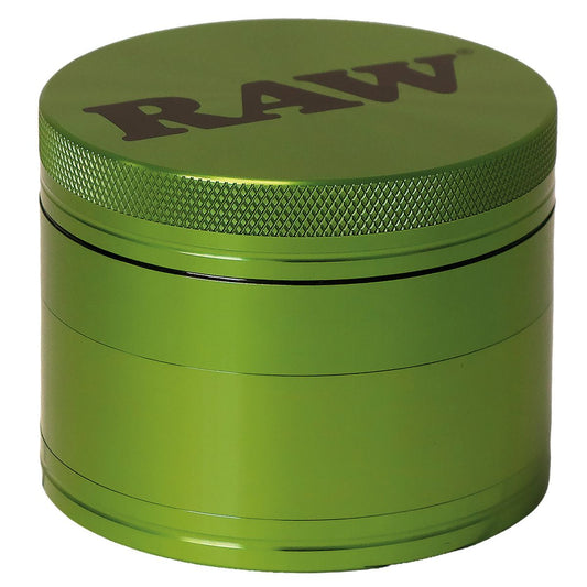 Raw Original Aluminum Grinder 4 Parts – 56mm Green