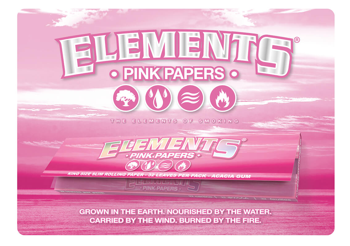 Pink Elements Counter Mat