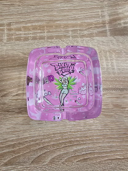 Baked Bunny Glass Ash Trays