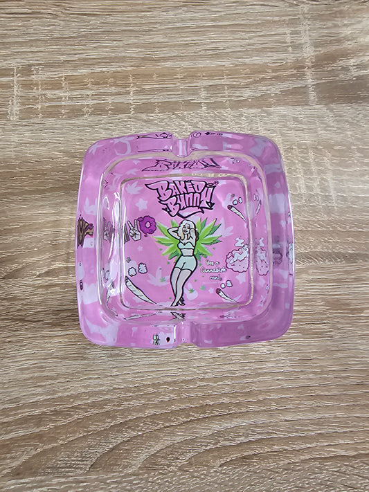 Baked Bunny Glass Ash Trays