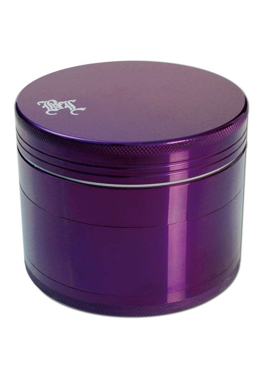 Black Leaf Aluminium Grinder 90mm Purple