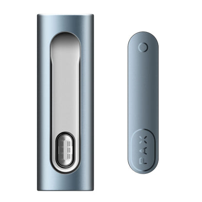 PAX Flow Herb Vaporizer with Hybrid Heating System Blue Haze + Free PAX Grip Cover