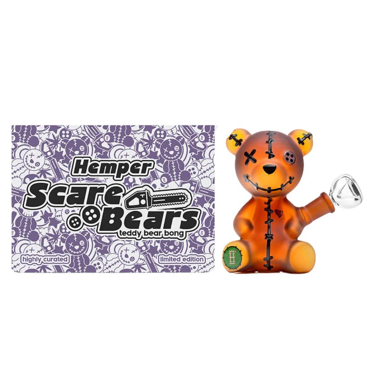 Hemper Scare Bears Teddy Bear Bong