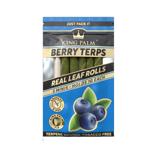 Kingpalm 5 pack Mini Rolls Berry Terps