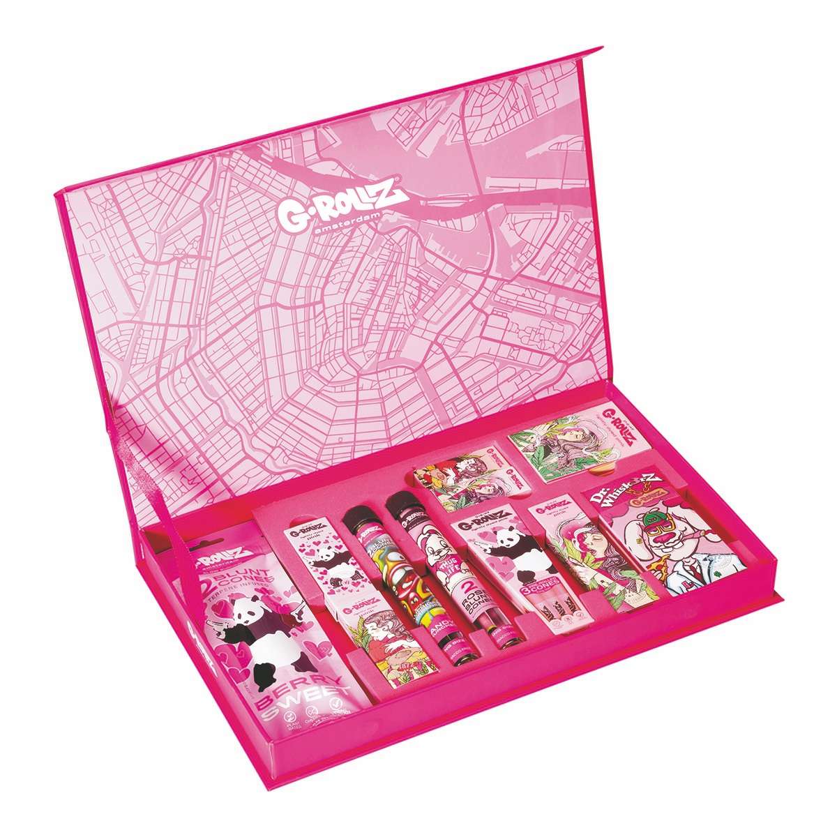 G Rollz Pink Collection Gift Box