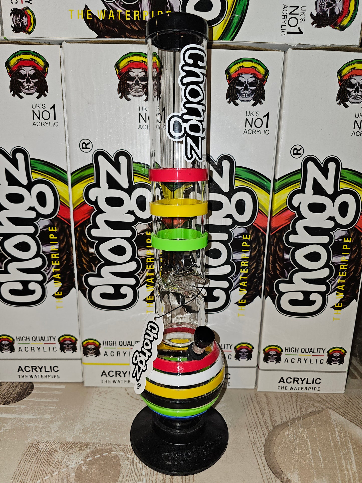Chongz Ciara 40cm Acrylic Bong Clear