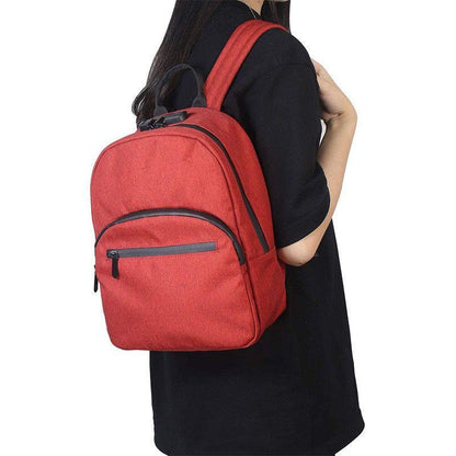 Smell Proof Backpack With Lock Red - 34x25x12cm