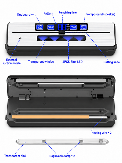 Double Seal Vacuum Sealer