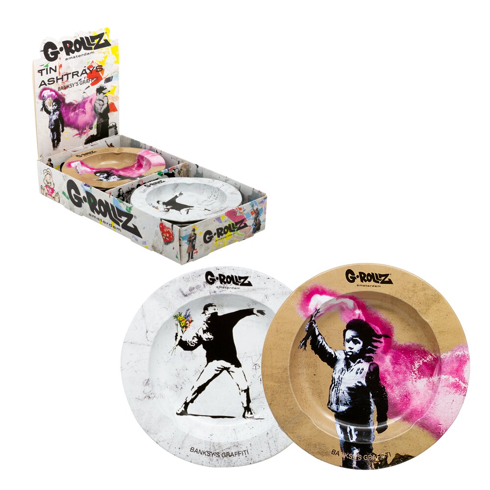 G-Rollz Banksy's Graffiti Ashtrays