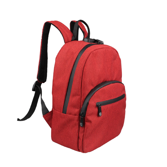 Smell Proof Backpack With Lock Red - 34x25x12cm