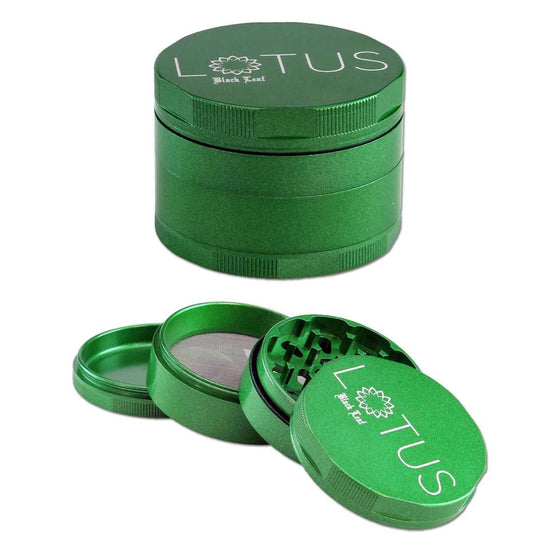 Black Leaf Lotus Grinder 4 Part Green 63mm