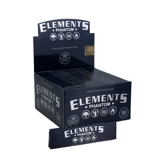 Elements Phantom King Size Wide Rolling Papers