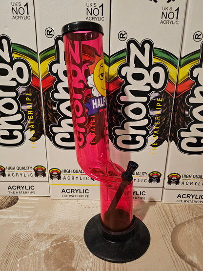 Half Baked 30cm Acrylic Bong Pink