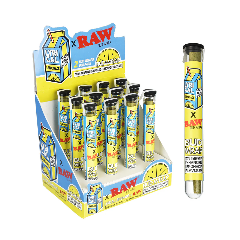 Raw Lyrical Lemonade Bud Wraps King Size 2 Pack