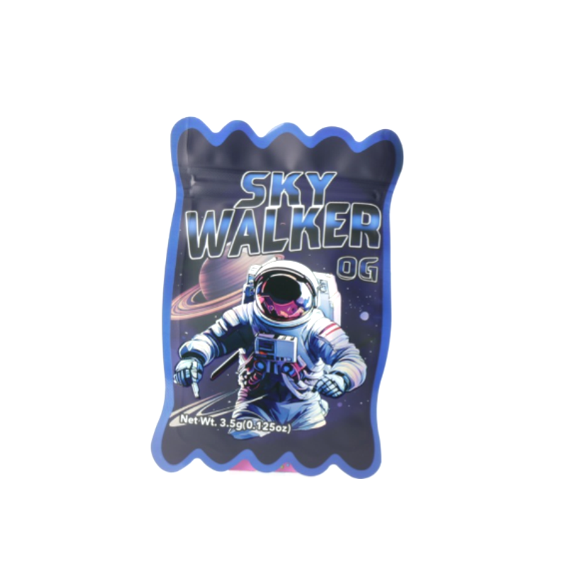 3.5g Sky Walker Mylar Bags x 100 bags