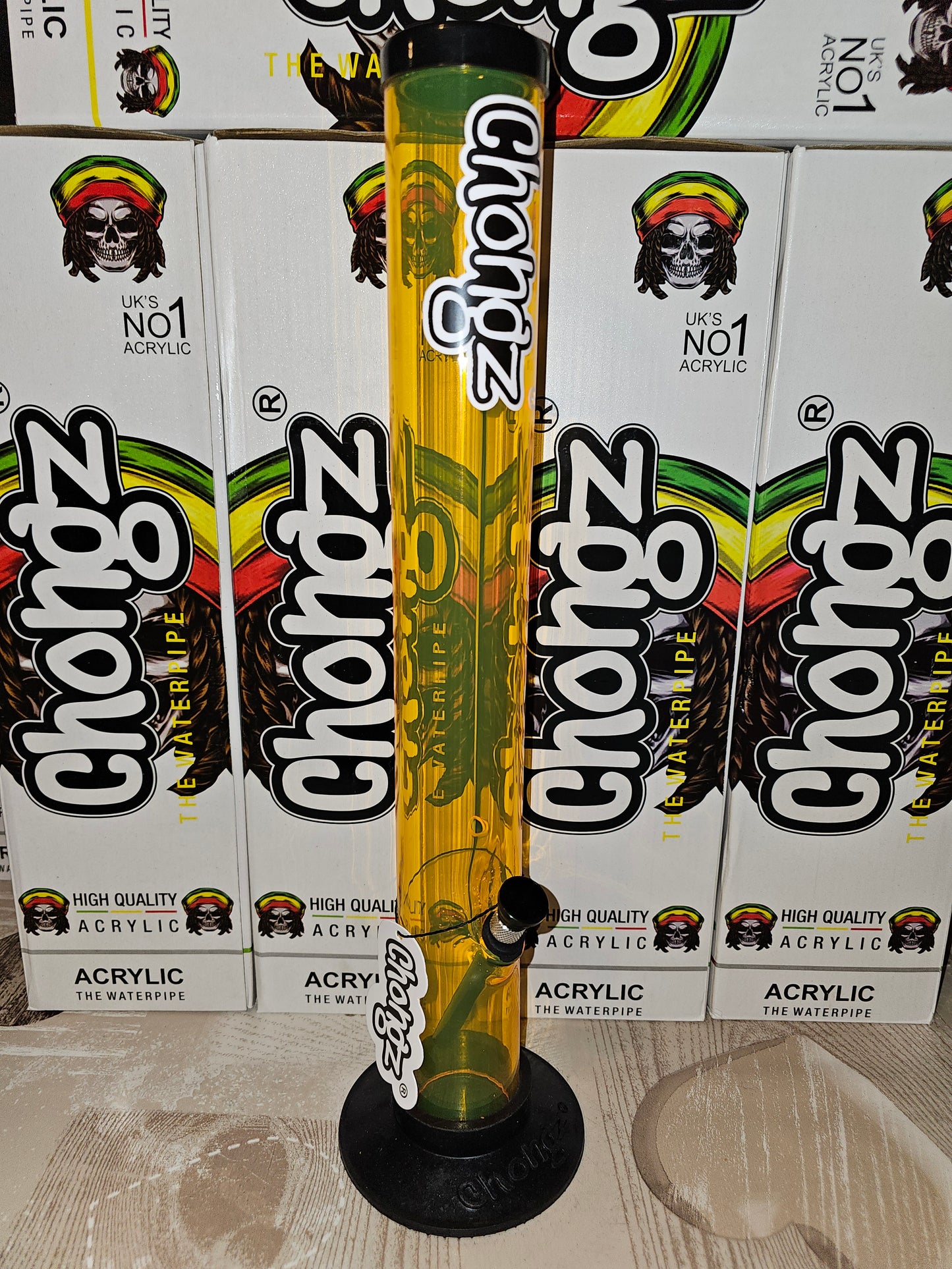 Chongz Crapture 40cm Acrylic Bong Orange
