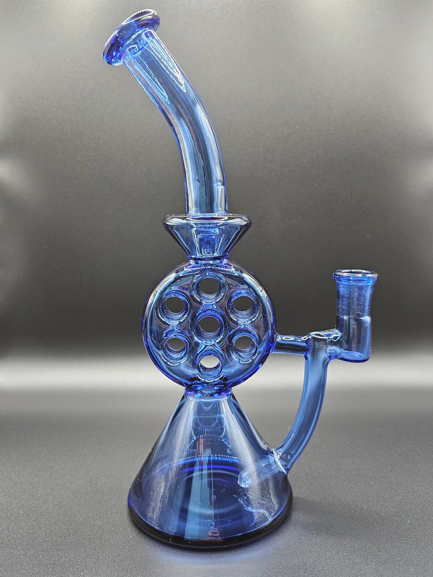 Blue Swiss Percolator Bong