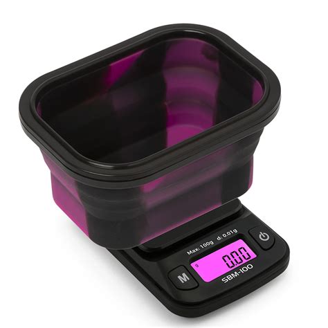 On Balance Bowl Scales 0.01 - 200g Black and Purple