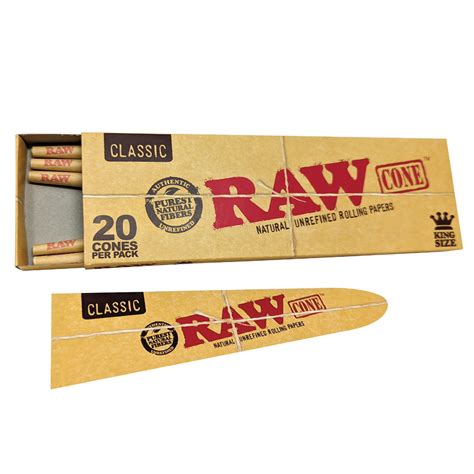 Raw King Size Cones 20 Pack