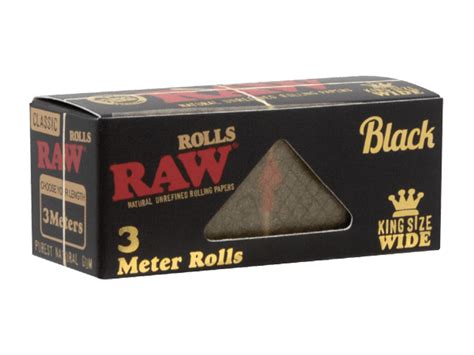 Raw Black Rolls 3m Long