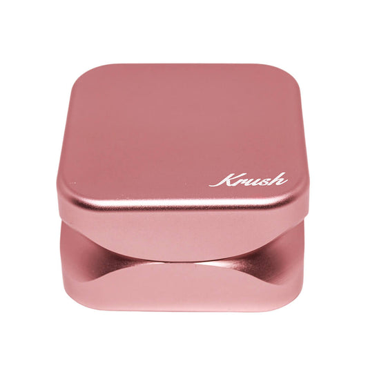 Krush Kube 2.0 Rose Gold Aluminium Grinder 2 Parts – 55mm