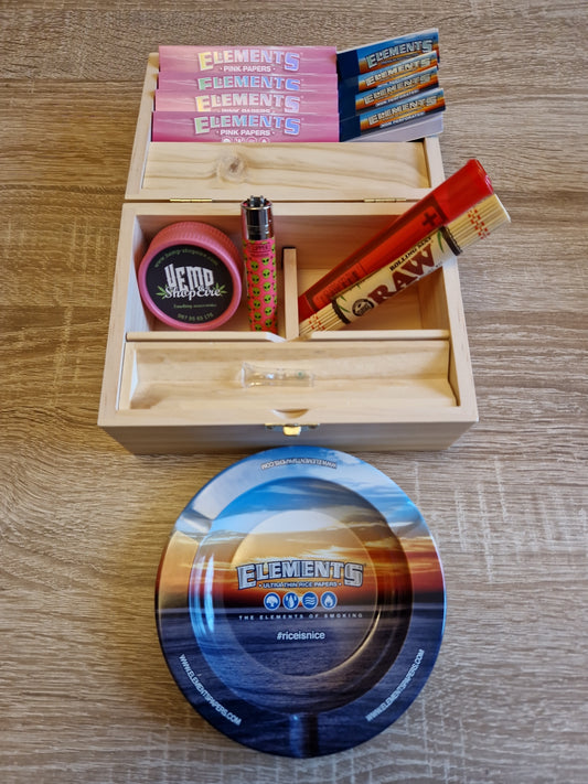Pink Elements Rolling Box Combo