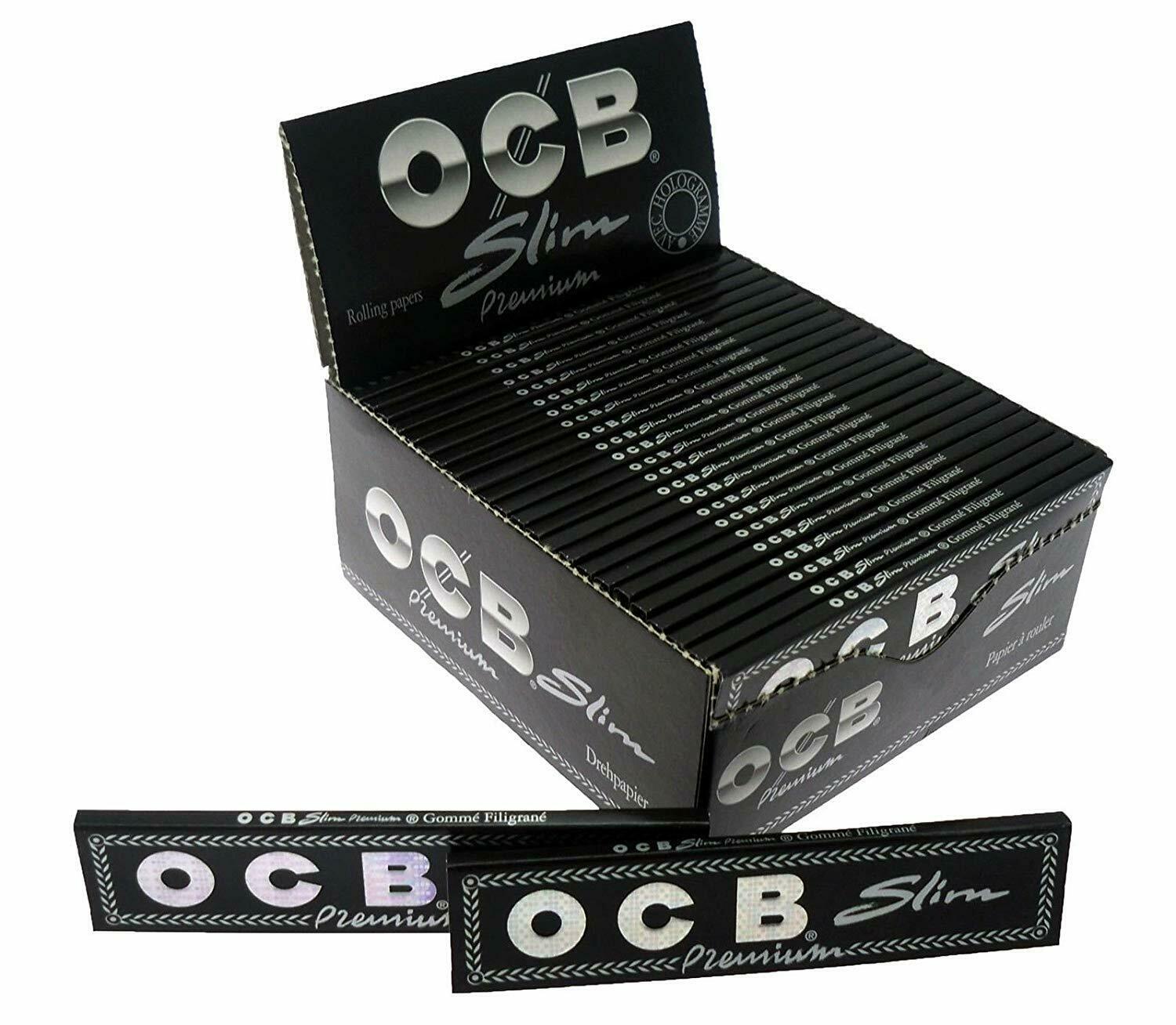 OCB Black king size slim rolling papers