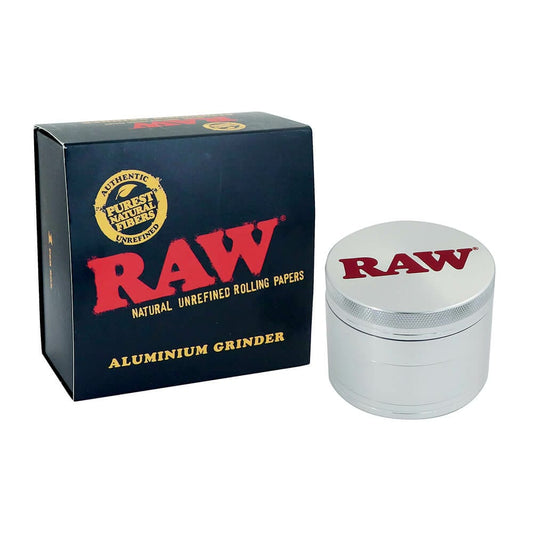This RAW 4 Piece Grinder uses one of the most well-proven designs for its teeth and operation. Sometimes classic and old school are the best way to ensure the most reliable & efficient cuts, shreds and grinds.  RAW Shredders use a classic, strongly proven notch-tooth design with angle enhancements and edge bumps to push material from the edges back into the center shredding area. This will result in a fine grind regardless of the material.
