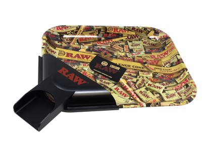 The RAW Crumb Catcher quickly and easily allows you to get any leftover ground material from the tray into a bag or container!  It’s perfect for when you’re prepping for a big roll or just want to clear the tray and take a nap. 