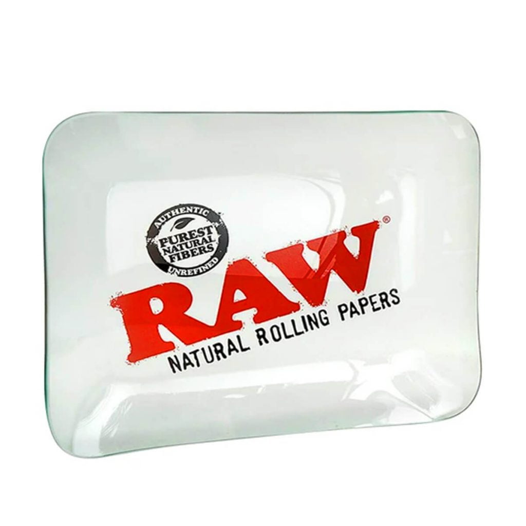 The RAW Star Glass tray is a special type of anti-static, low-ash, extra-clear and durable heat-resistant glass that is dishwasher and microwave safe (although we can’t figure out why you’d put it in a microwave)!