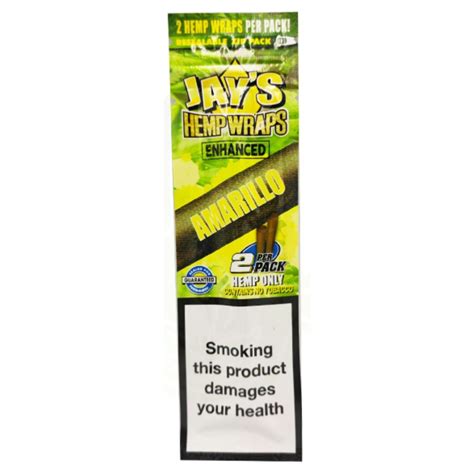 Juicy Hemp Wraps 'Amarillo' 2 per pack, all natural hemp and resealable. Tobacco free 