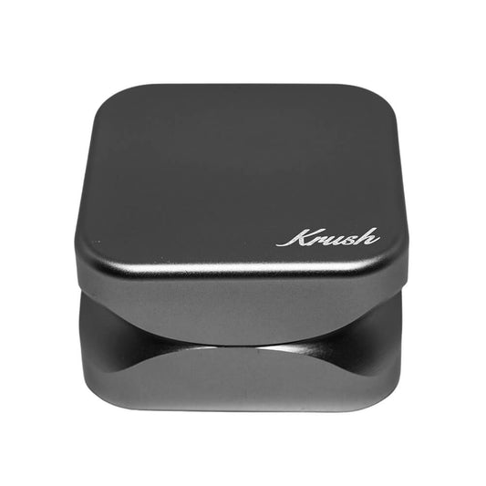 Krush Kube 2.0 Black Aluminium Grinder 2 Parts – 55mm