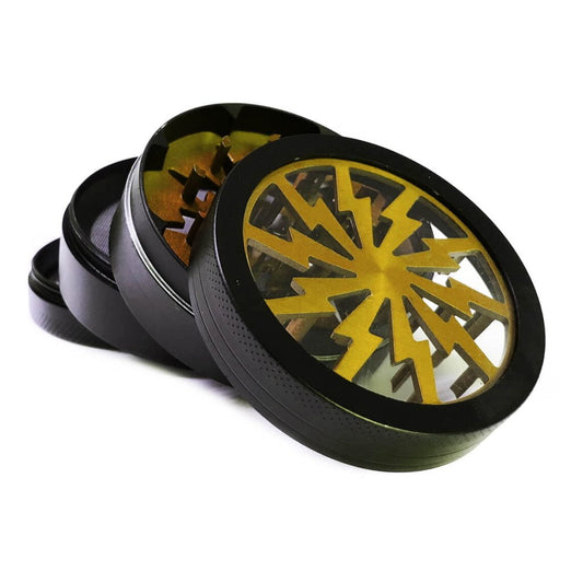 63mm 'Big Gold' Storm aluminium grinder/hand muller 